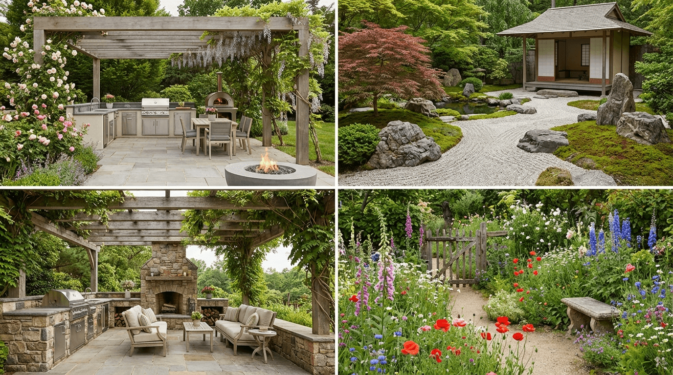 Terrasse und Pergola: Inspirationsgalerie fur Ihren Garten